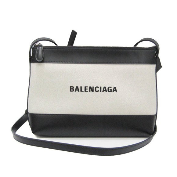 BALENCIAGA Black Leather Shoulder Bag - Picture 1 of 10